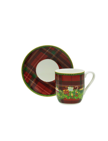 TAZZINA CAFFE SET 2 PZ REGALOMAGIA NEW BONE CHINA | Brandani