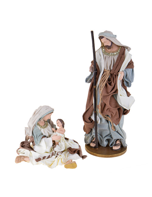 2 PCS NATIVITY SET RESIN/TISSUE | Brandani