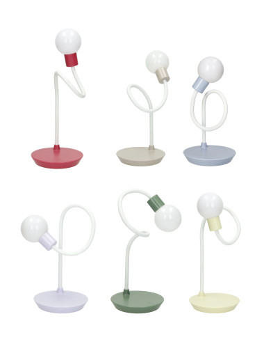 LUCE CONTORSIONISTA COLORI ASSORTITI ABS/SILICONE | Brandani