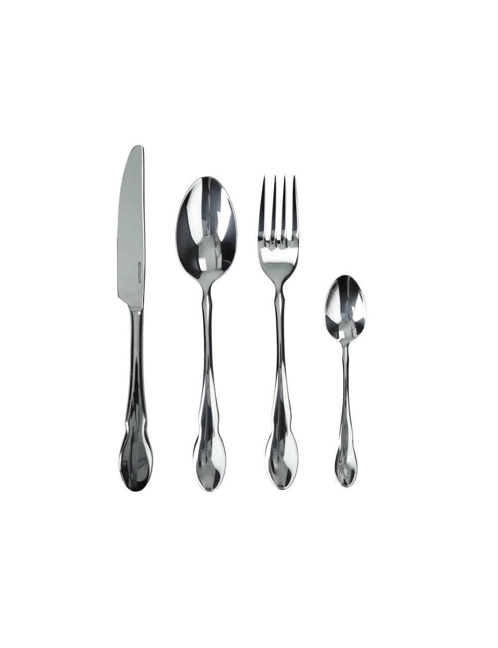 ANTICHI SAPORI POLISHED SS 24 PC CUTLERY SET | Brandani