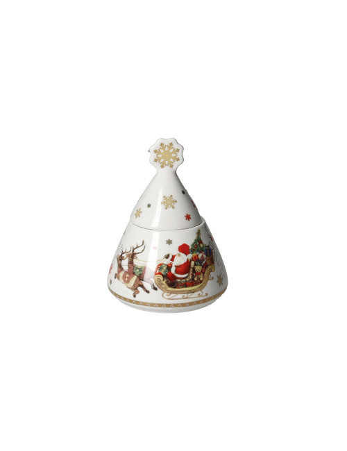 NEW BONE CHINA CHRISTMAS SUGAR BOWL | Brandani