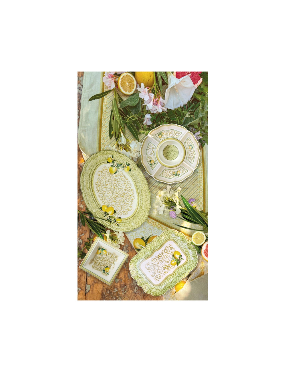 LIMONI PORCELAIN MISCELLANEOUS TRAY | Brandani