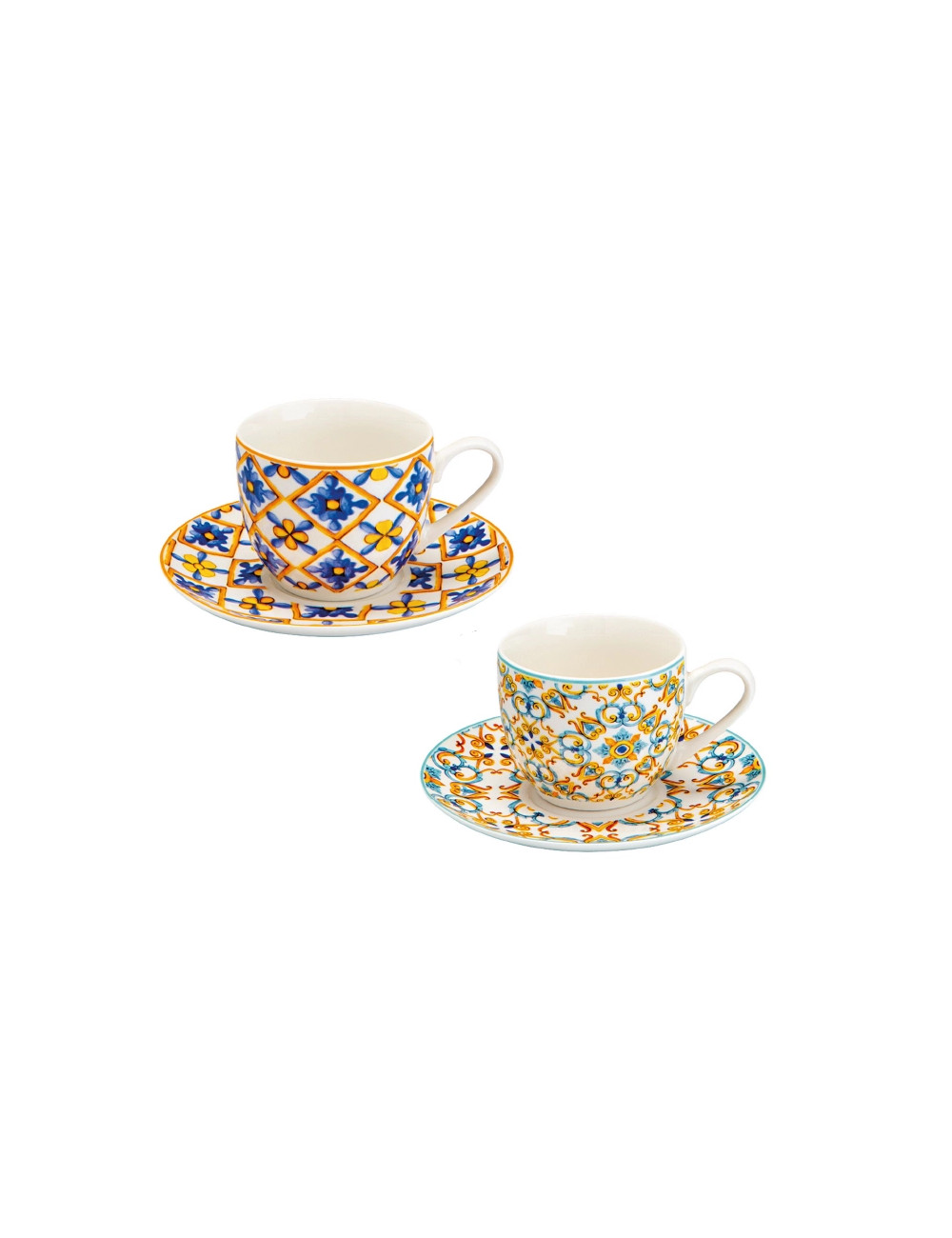 TAZZINA CAFFE MEDICEA SET 2 PZ NEW BONE CHINA  | Brandani