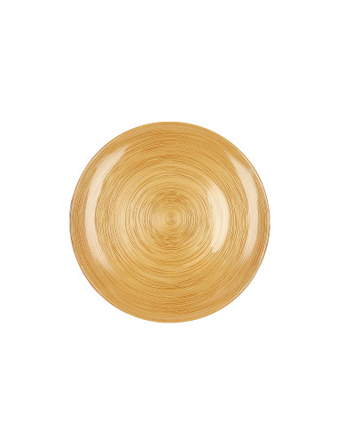 PGLASS ARES OCHRE LITTLE PLATES SET 2 PIECES CM D 21 | Brandani