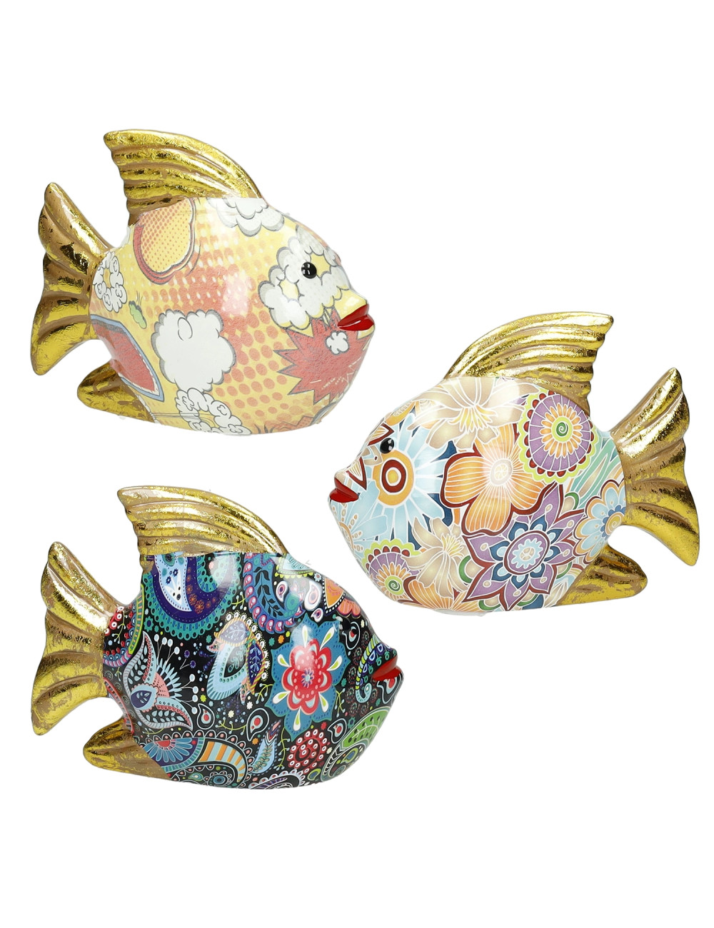 FISH DOLOMITE MONEY BOX ASS.DECORATIONS | Brandani