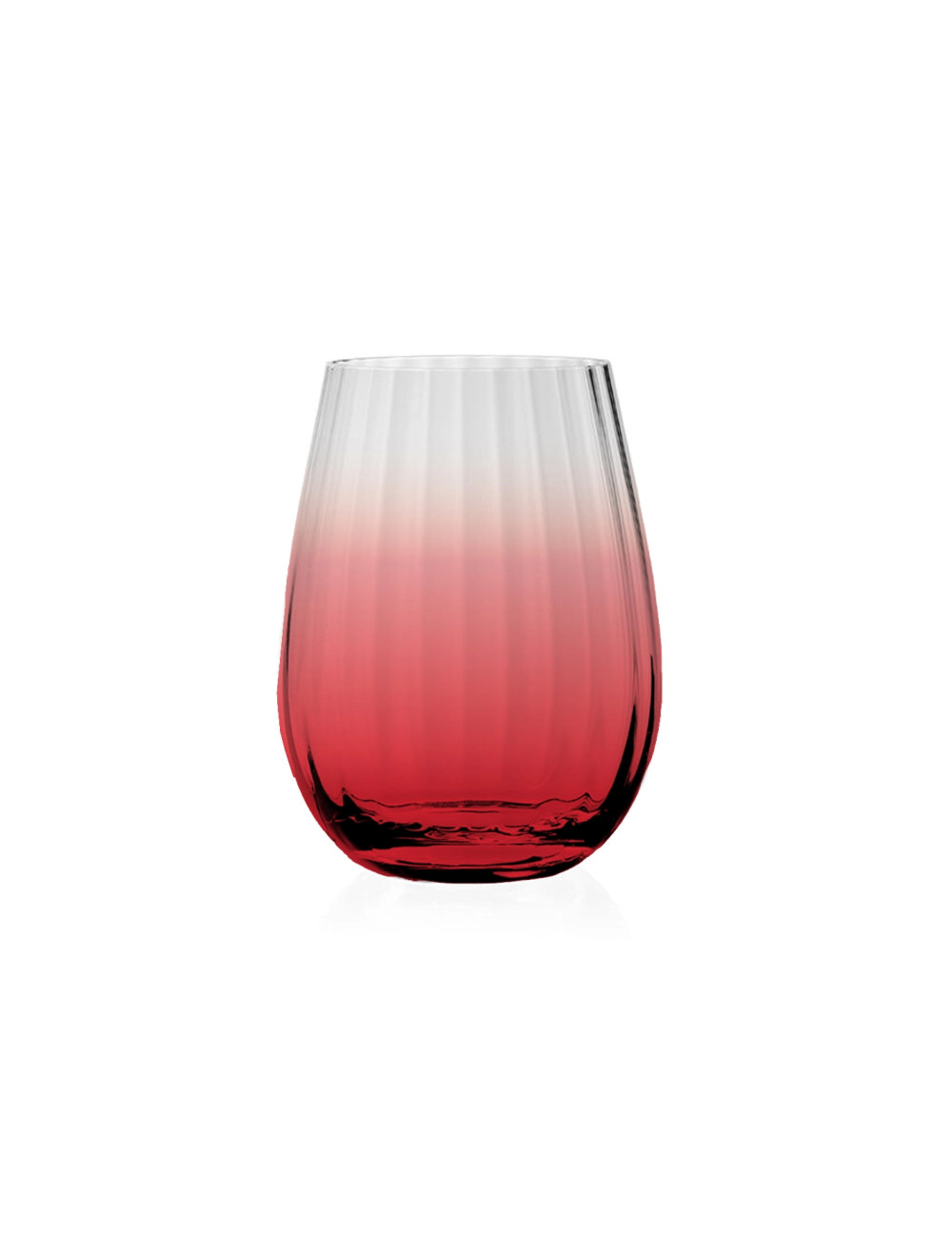 BOULEVARD RED DRINKING GLASS | Brandani