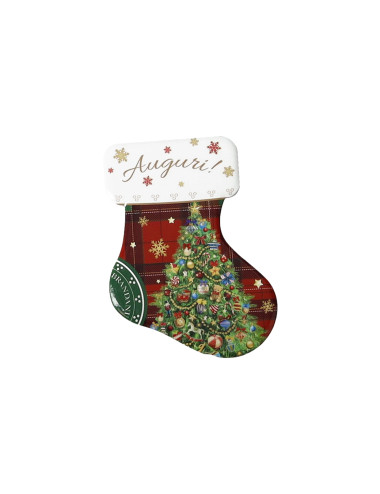 CERAMIC CHRISTMAS STOCKING MAGNETS 4 PC SET | Brandani