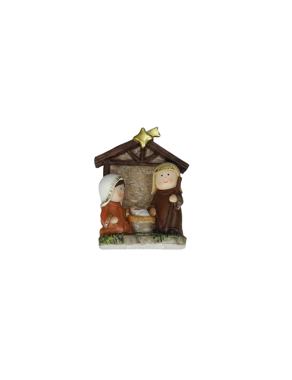 NATIVITY ASS.THEMES RESIN 12 PC DISPLAY | Brandani