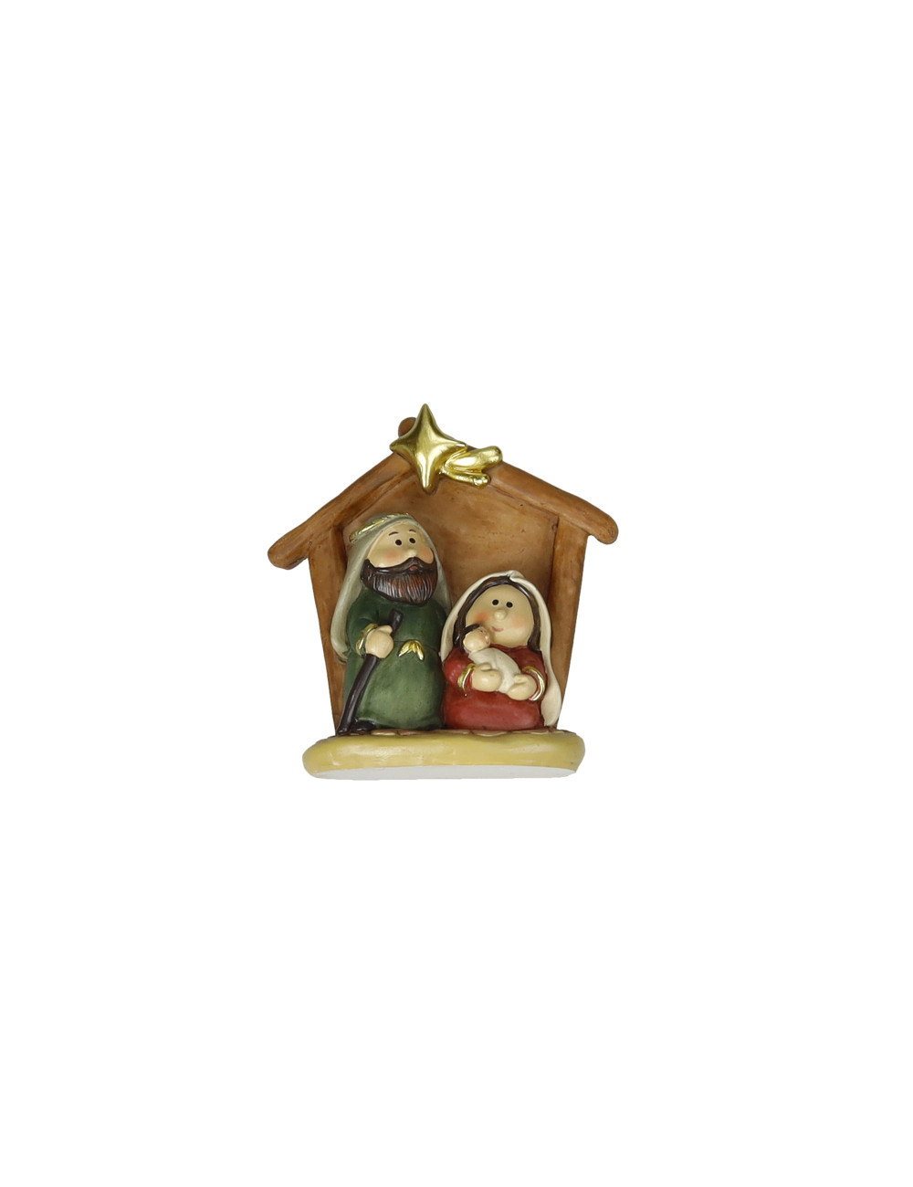 NATIVITY ASS.THEMES RESIN 12 PC DISPLAY | Brandani