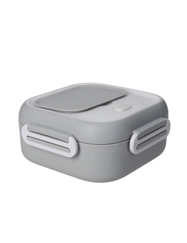 LUNCH BOX TORTORA C/POSATA 2 IN 1 INOX/PP/SILICONE | Brandani