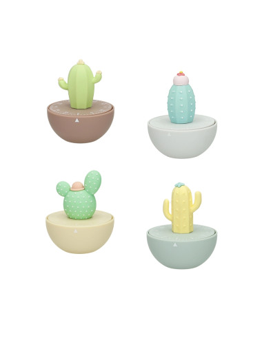 TIMER CACTUS COLORI ASSORTITI ABS | Brandani