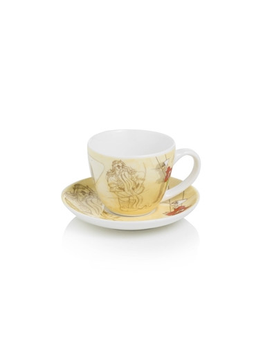 PINOCCHIO COLLECTION MANGIAFOCO NEW BONE CHINA SMALL COFFEE | Brandani