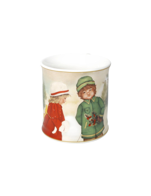 CUCCIOLI NEW BONE CHINA MUG (ROMANTIC KIDS) | Brandani