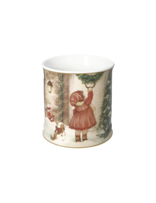 CUCCIOLI NEW BONE CHINA MUG (GIRL) | Brandani