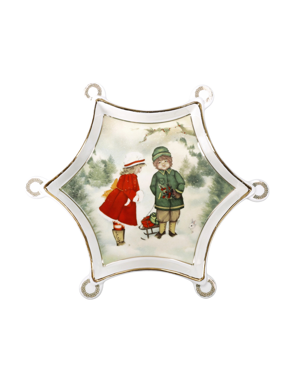 CUCCIOLI NEW BONE CHINA ROMANTIC KIDS TRAY | Brandani