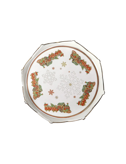 VASSOIETTO CHRISTMAS CORONA NEW BONE CHINA | Brandani