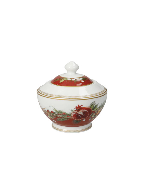 NEW BONE CHINA CAROL SUGAR BOWL | Brandani