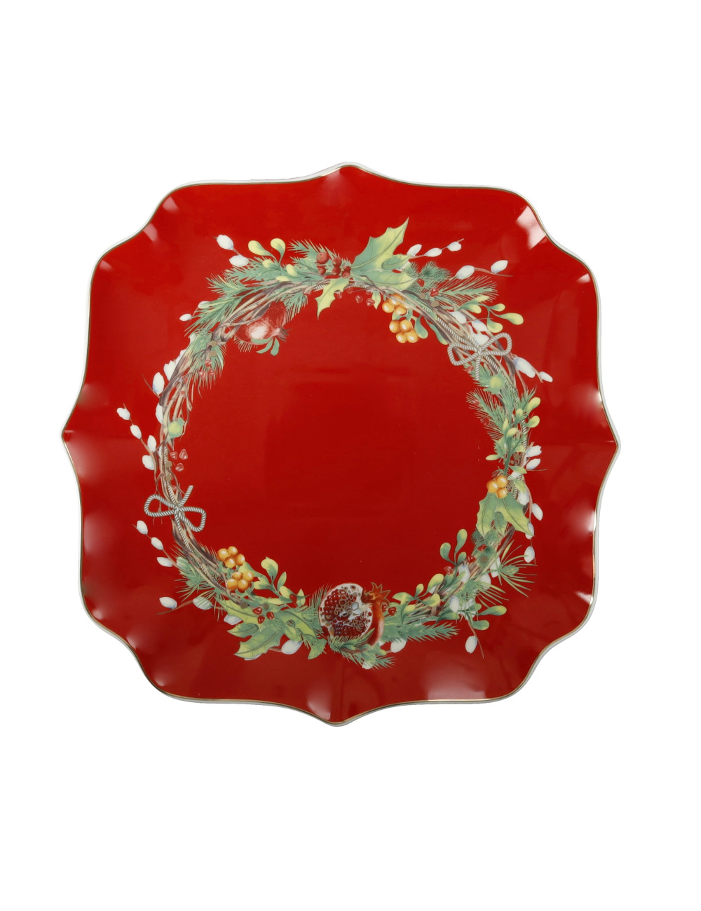 PORCELAIN CAROL SERVING PLATE | Brandani