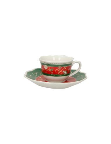 TEMPO DI FESTA PORCELAIN 2 PCS COFFEE CUPS SET | Brandani