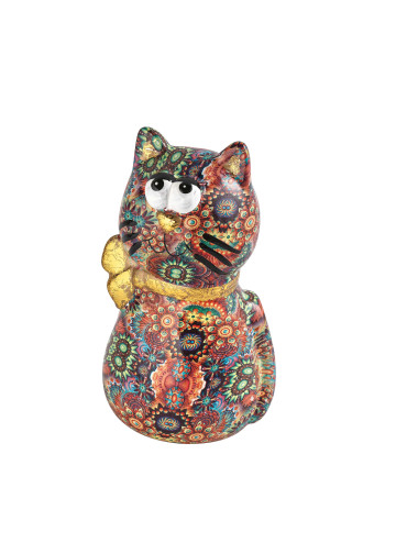 SALVADANAIO GATTO DECORI ASSORTITI DOLOMITE | Brandani