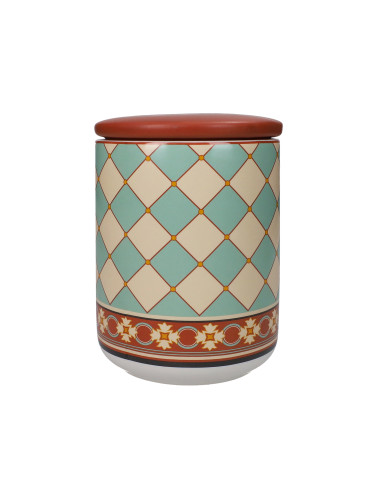 LE CEMENITNE QUADRELLA NEW BONE CHINA JAR | Brandani