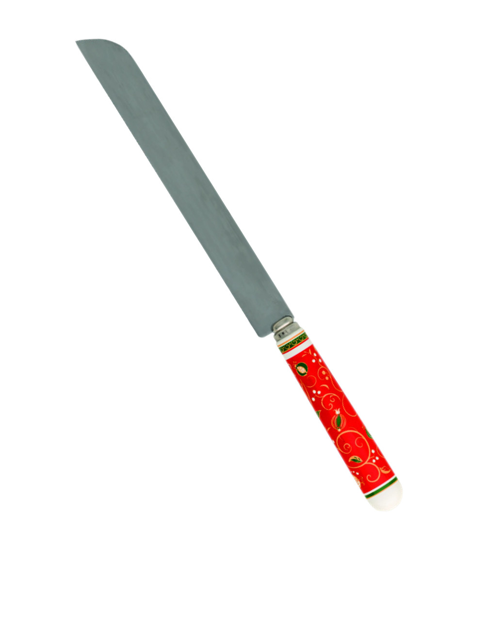 TEMPO DI FESTA SS PANETTONE KNIFE W/CERAMIC HANDLE | Brandani