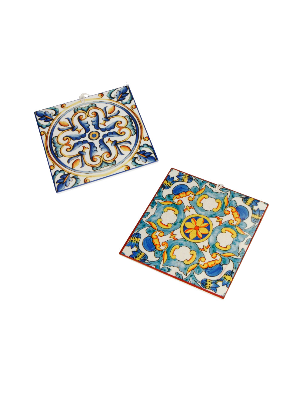 PIASTRELLA MEDICEA SET 2 PZ CERAMICA/SUGHERO | Brandani