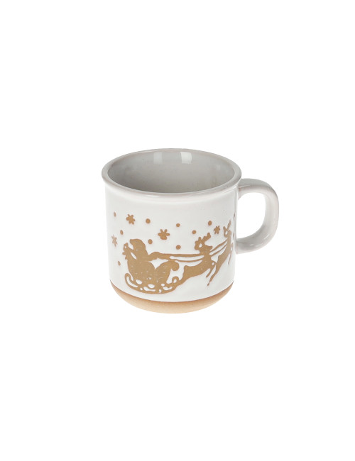 GINGERBREAD COFFEE CUP 2 PC SET STONEWARE | Brandani