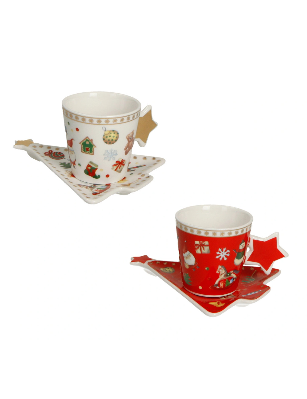 CHICCHI E BALOCCHI NEW BONE CHINA 2 PCS COFFEE CUPS SET | Brandani