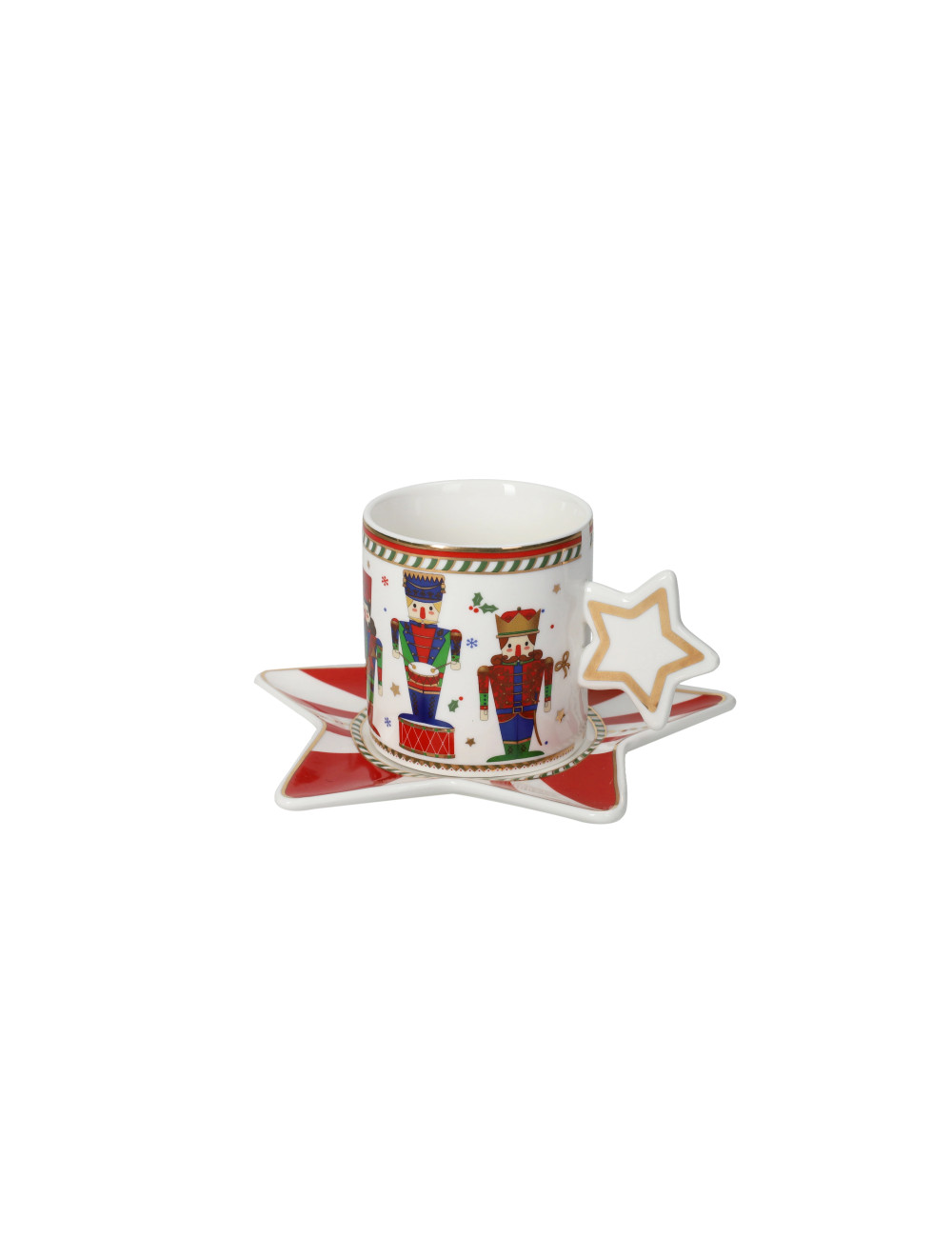 TAZZA LO SCHIACCIANOCI SET 2 PEZZI NEW BONE CHINA | Brandani