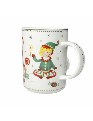 MUG ELFOMAGIA LOLLIPOP NEW BONE CHINA | Brandani