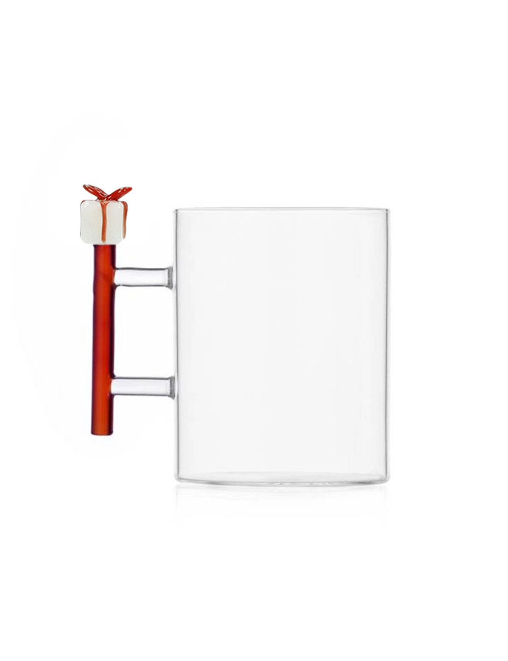 LONG LIVE XMAS GLASS MUG ASS.THEMES 2 PC SET | Brandani