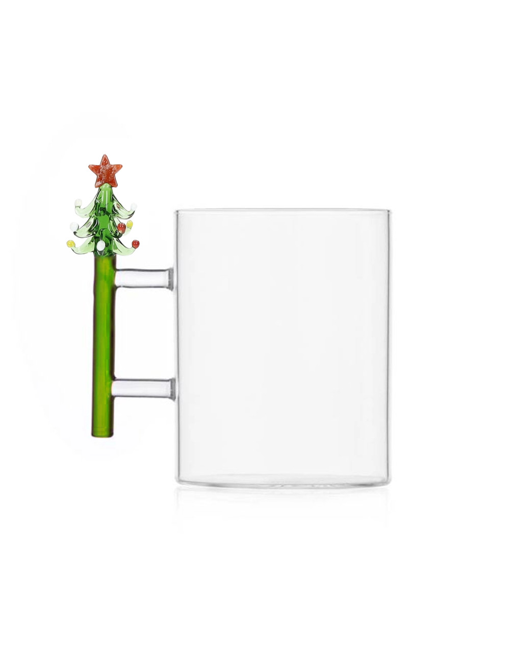 LONG LIVE XMAS GLASS MUG ASS.THEMES 2 PC SET | Brandani