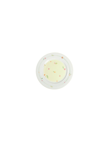 TAVOLA 18 PZ POLLINE GIALLO NEW BONE CHINA | Brandani