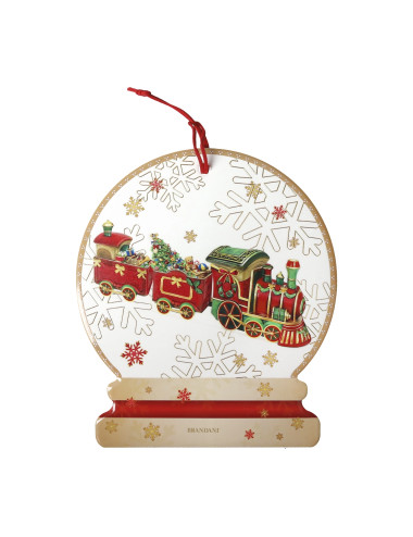 CERAMIC/CORK CHRISTMAS TRAIN DECORATION | Brandani