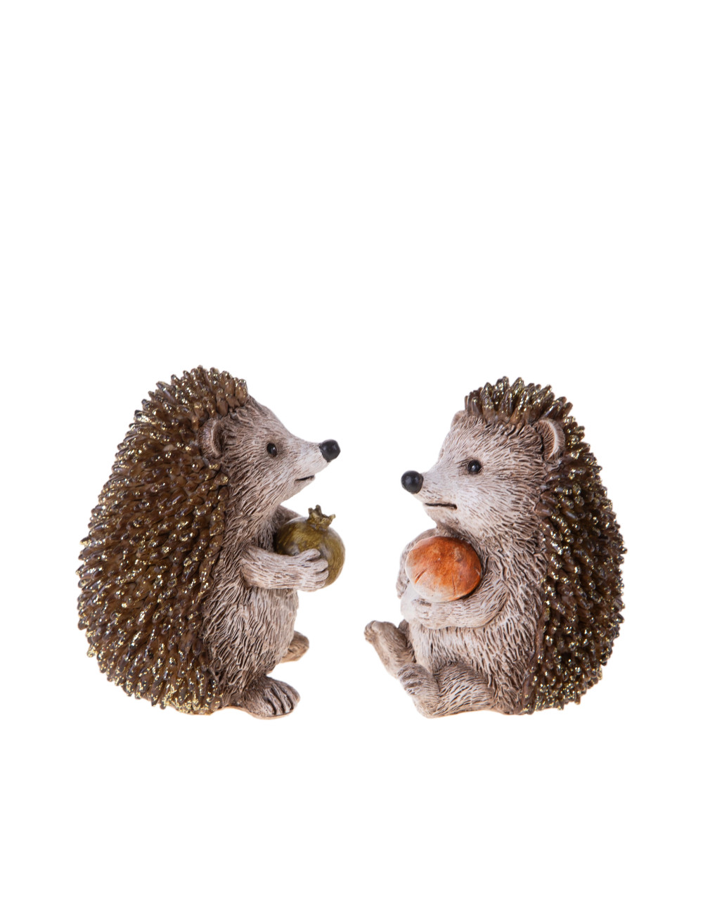 RESIN HEDGEHOGS 2 PC SET | Brandani