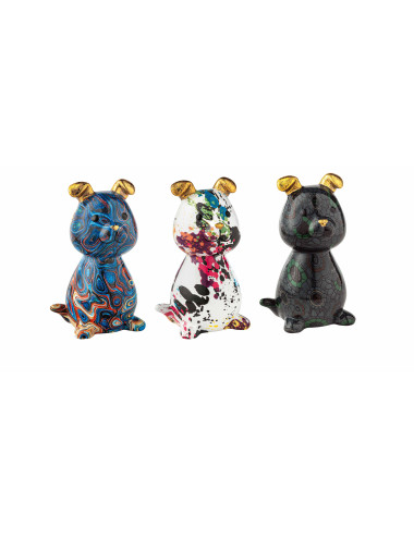 DOLOMITE PUPPY MONEYBOX ASSORTED DECORATIONS | Brandani