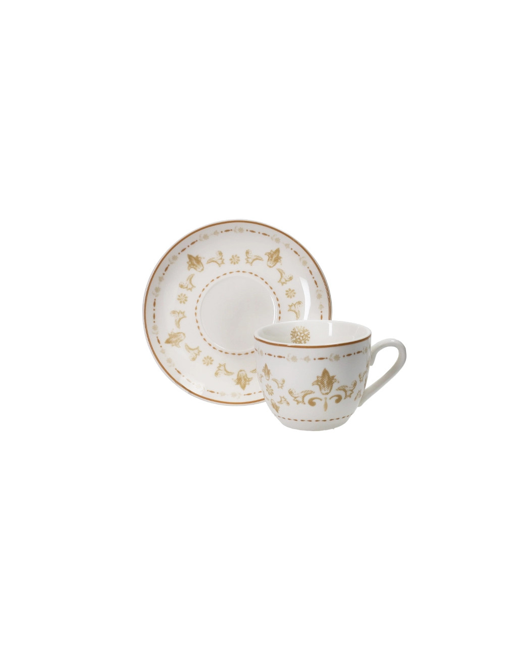 EXCALIBUR COFFEE CUPS 2 PCS SET NEW BONE CHINA | Brandani