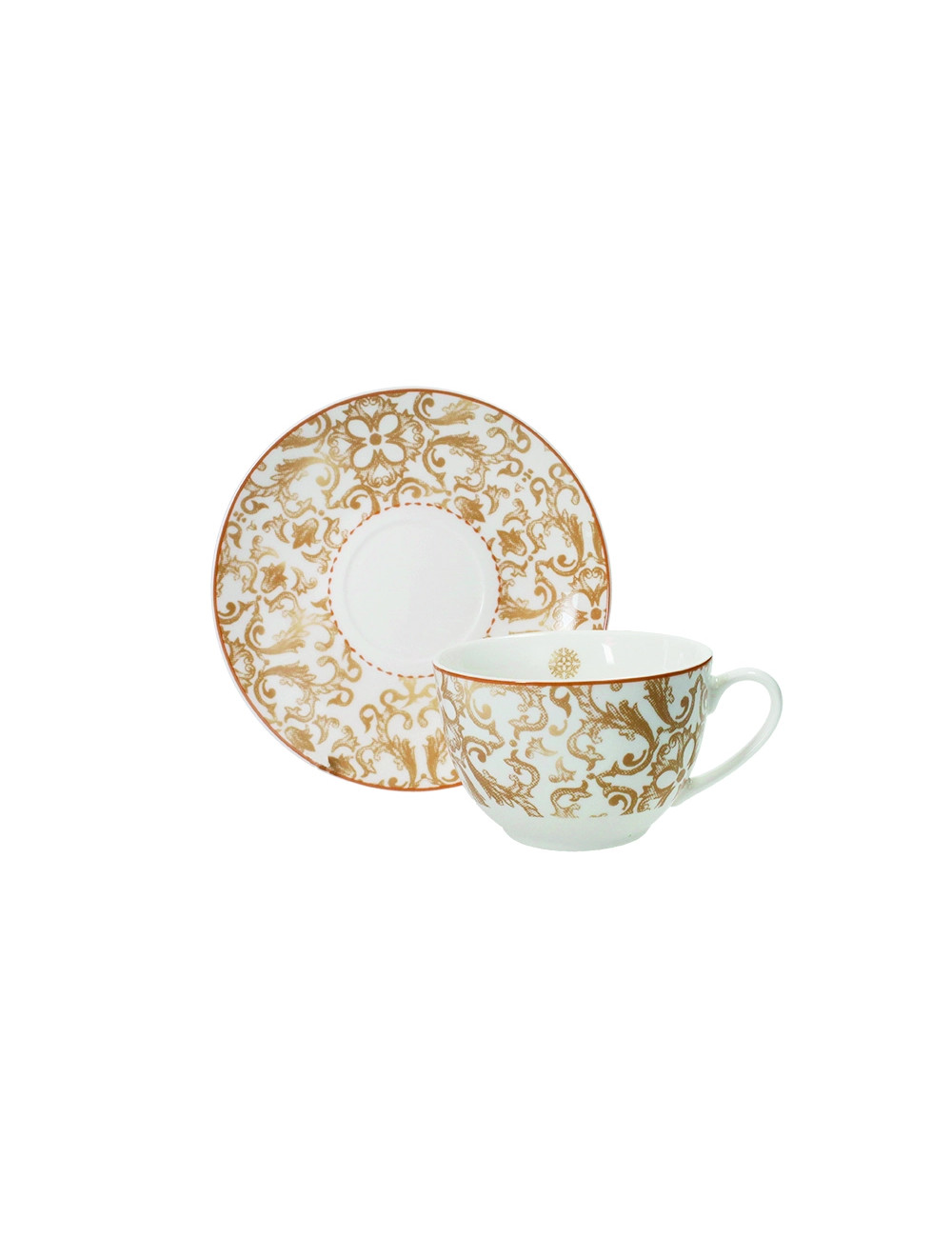 TAZZA THE EXCALIBUR SET 2 PZ NEW BONE CHINA | Brandani