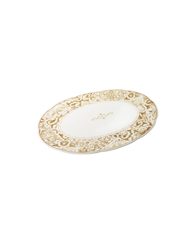 EXCALIBUR NEW BONE CHINA TRAY | Brandani