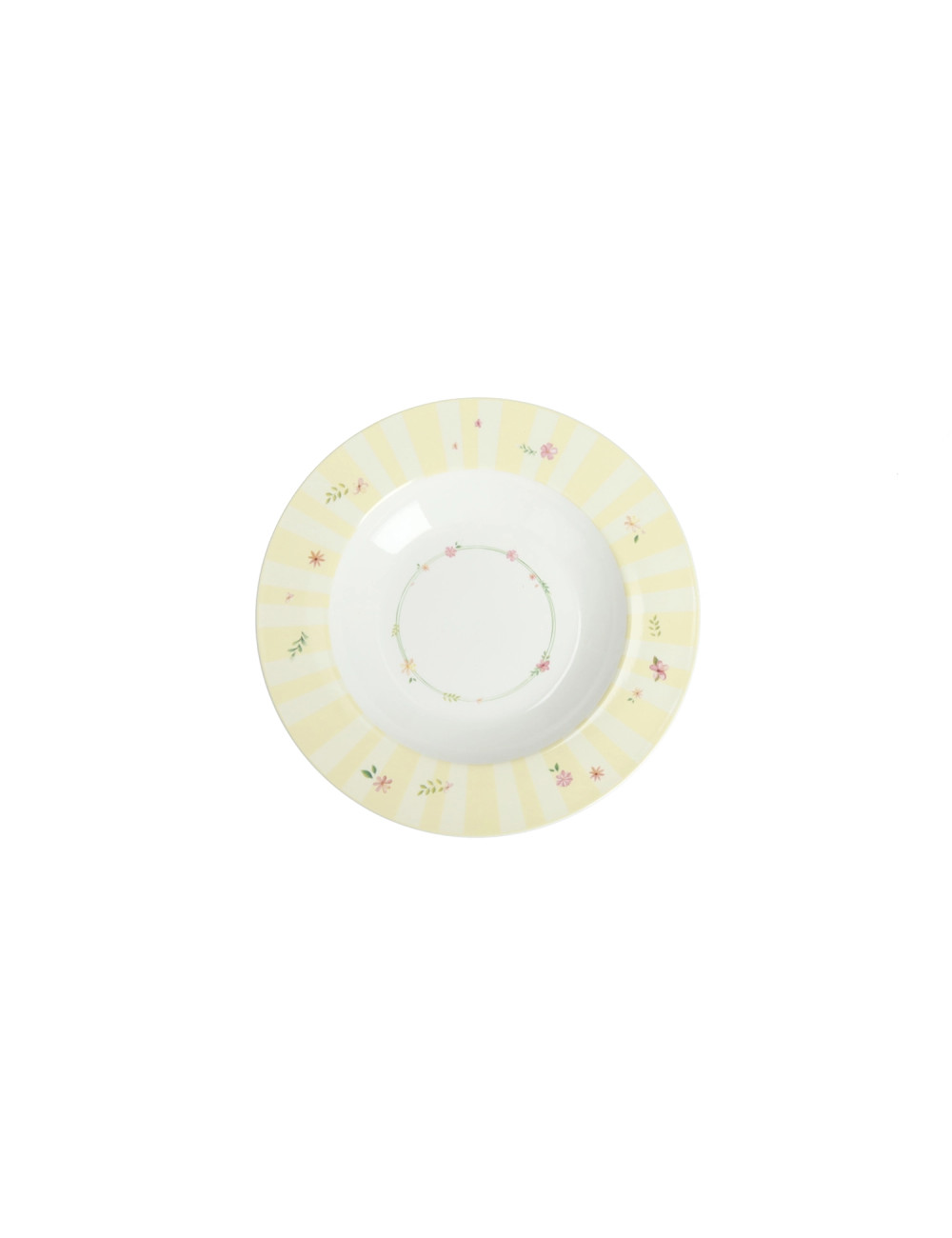 TAVOLA 18 PZ POLLINE GIALLO NEW BONE CHINA | Brandani