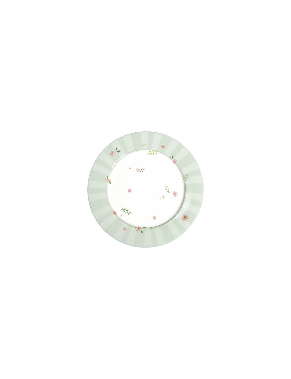 TAVOLA 18 PZ POLLINE VERDE NEW BONE CHINA | Brandani