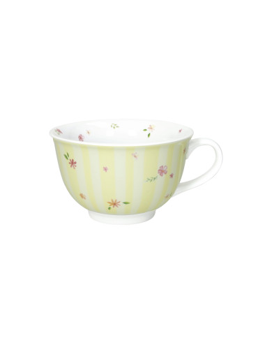 TAZZA COLAZIONE POLLINE GIALLO PORCELLANA | Brandani