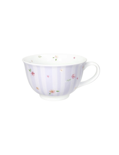 TAZZA COLAZIONE POLLINE LILLA PORCELLANA | Brandani