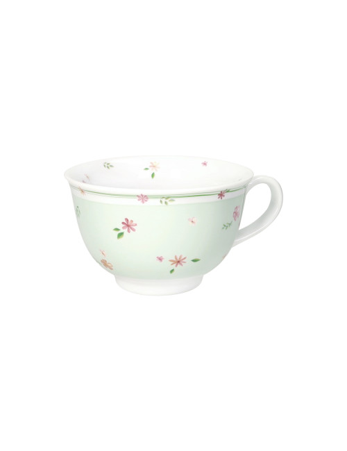 TAZZA COLAZIONE POLLINE VERDE PORCELLANA | Brandani