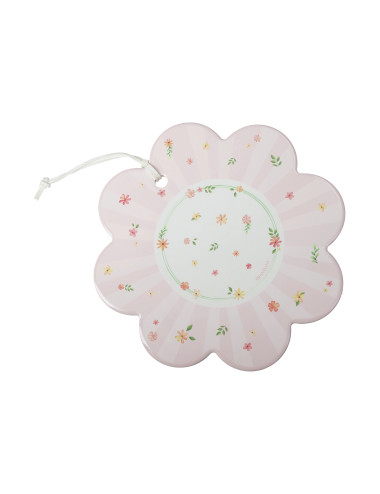 DECORATION POLLINE ROSA SET 4 PZ CERAMICA/SUGHERO | Brandani