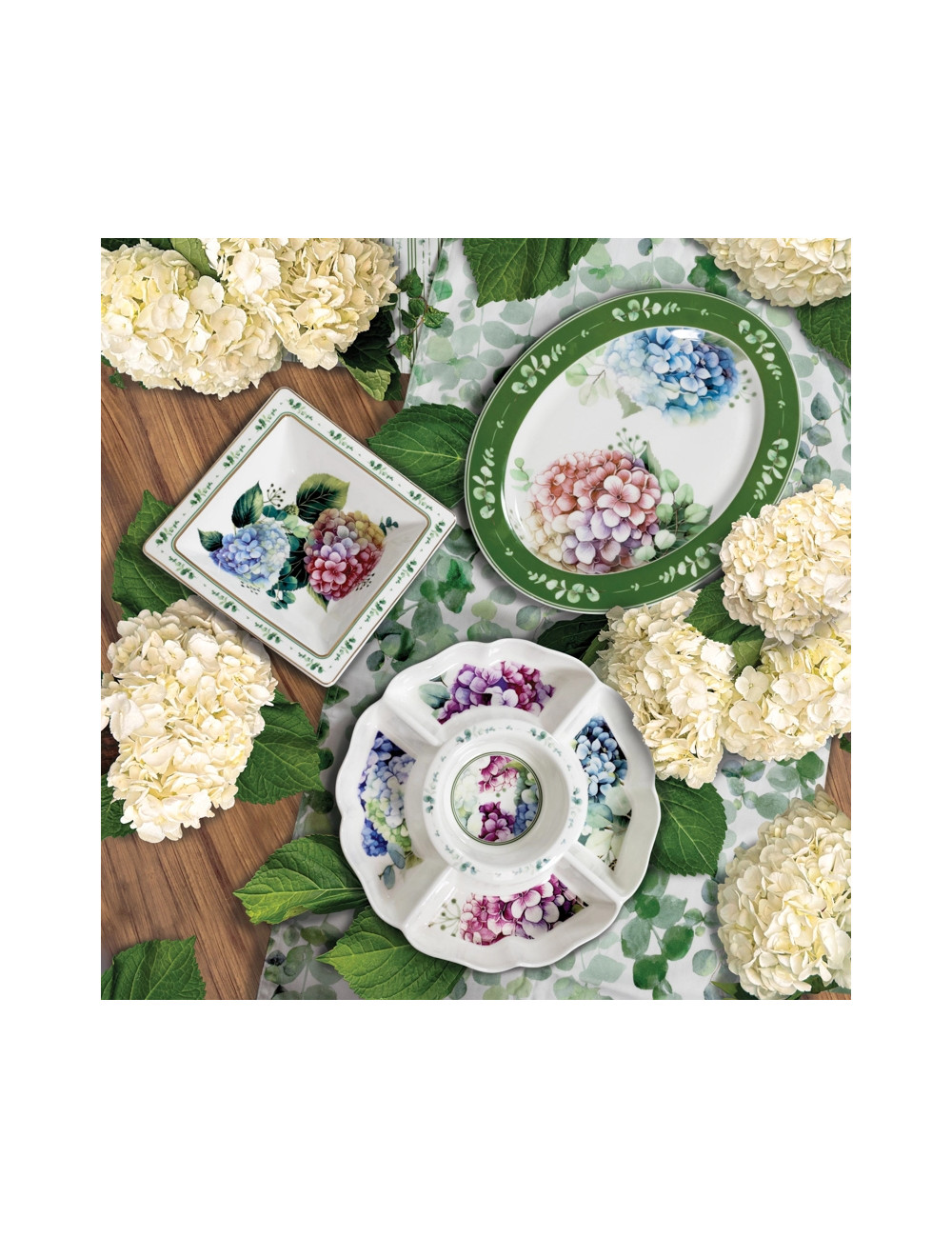 VASSOIO FLORA NEW BONE CHINA | Brandani