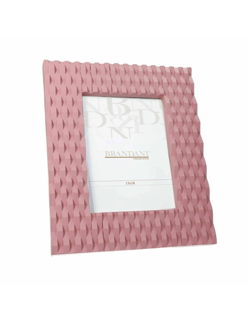 PORTAFOTO GLAM PINK POLIRESINA INTERNO 13X18 | Brandani