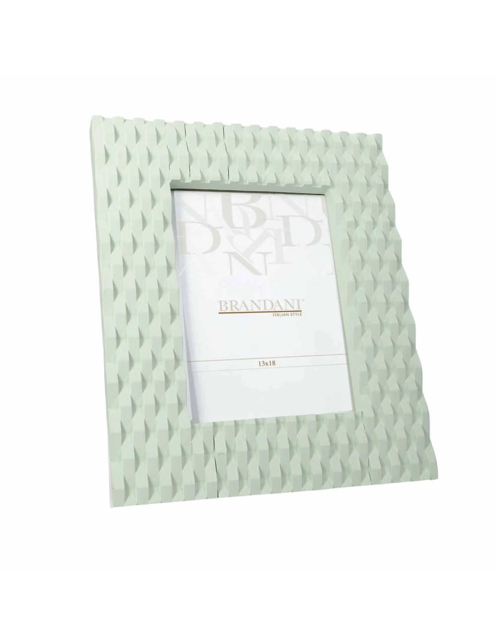 PORTAFOTO GLAM VERDE ACQUA POLIRESINA INTERNO 13X18 | Brandani