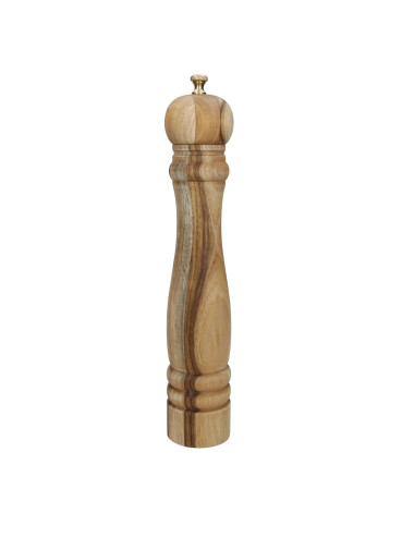 MANUAL PEPPER GRINDER ACACIA/SS W/CERAMIC GRINDER | Brandani